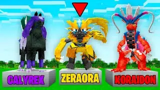 Choose your Legendary Starter Pok&eacute;mon in Minecraft Cobblemon!