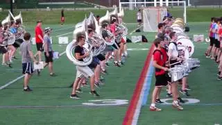 Ohio State Marching Band Summer Session 6 30 2016 Block Band Music and Marching