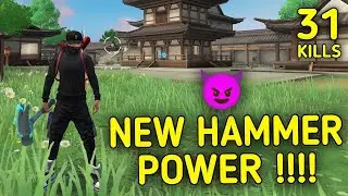 Killing Enemy With Only Hammer  in Free Fire