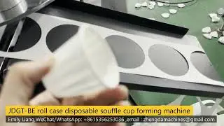 JDGT-BE newest roll paper forming sauce cup machine