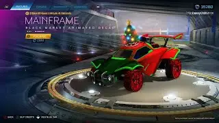 ROCKET LEAGUE ITEM SHOP - Black Mainframe Black Market Decal - 26.11.20