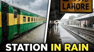 ⛈️ Drenched in Rain: Exploring Lahore Railway Station 🚉 @zeeskhaYT