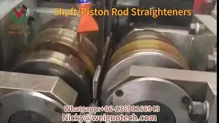 Quenched and tempered round steel  Shaft Piston Rod straightening machine