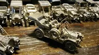 Complete Franklin Mint Sterling Silver Car Collection