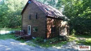 Log Home for Sale in New Gloucester, Maine | 612 Lewiston Road, New Gloucester, Maine