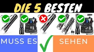 DIE BESTEN WIEDERAUFLADBAREN LED-TASCHENLAMPE 2025 🔦✨ | TOP MODELL VERGLEICH!