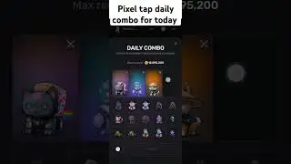 How to unlock 31 july 2024 pixel tap daily combo today and claim your pixel tap coins #pixeltap