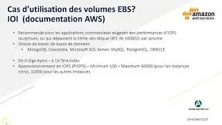 Learn 5.55 The different EBS volume use cases