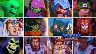 Masters of the Universe Revelation All Characters Revealed!!!