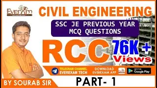 CIVIL ENGINEERING SSC JE PREVIOUS YEAR MCQ QUESTION R.C.C (PART-1) #civil_engineering