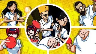 King of Ping Pong: MEGAMIX | ALL BOSSES & ENDING (with CUTSCENES) 🎮💪