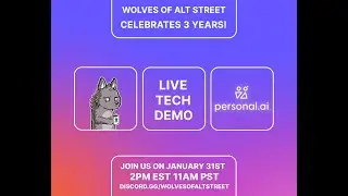 PersonalAI Technology Demo @ Wolves of Alt Street
