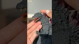 Can This Count as Your Kind of ASMR🤭#kowkistoy #hiyatoys #godzilla #ゴジラ #kaiju #actionfigures #fyp