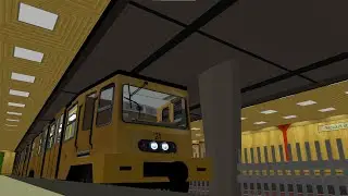 OpenBVE | Ganz FAV | M1➡Mexik&oacute;i &uacute;t | TIMELAPSE