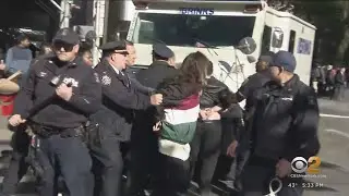 Arrests made at heated rally outside City Hall