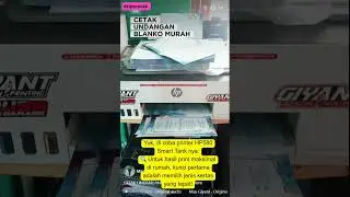 Cetak di Rumah bisa Se Kreatif ini, asal tahu caranya!  #hp580 #printerumkm