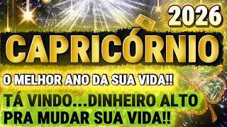 CAPRICÓRNIO✨💲2026 TRÁS UMA NOVA ERA!! DINHEIRO VÊM COM UMA GRANDE TRANSFORMAÇÃO FINANCEIRA!!🙏🍀✨