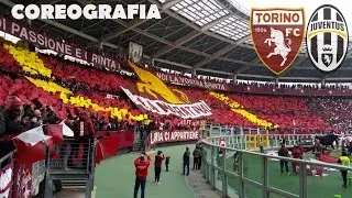 COREOGRAFIA DERBY TORINO-JUVENTUS 1-3 CURVA MARATONA