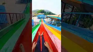 waterslide parkour Free running pov 🥳#parkourfreerun #shortslife