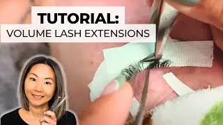 Volume Lash Extension Refill Tutorial | LASH WITH ME
