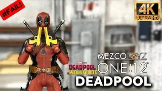 Распаковка и обзор фигурки Дэдпула (версия против Росомахи) от Mezco в масштабе 1/12 #mezco #marv...