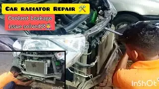 Car Radiator Repair & Coolant Leakage issue | Datsun Redigo | Car Troubleshooting #mrdvlogs