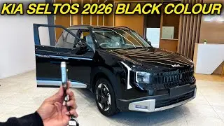 Kia Seltos 2026 1.5 Turbo Petrol Black Colour | Interior & Exterior Features | Value for Money??