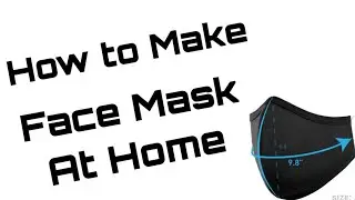 How to make face mask | easy | AHF Youtube Media