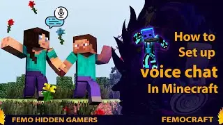 How to set up voice chat in Minecraft.