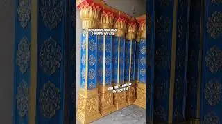 Fiber Factory Saharanpur. Wedding stage for sale. New wedding stage Design 2025.Fiber stage for sale