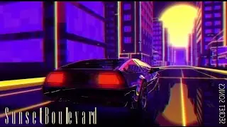 Secret Sonics - Sunset Boulevard  (Synthwave)
