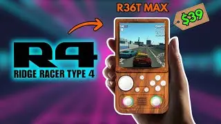 Ridge Racer Type 4 On This 39$ Gaming Console! | R36T MAX Gameplay 2026