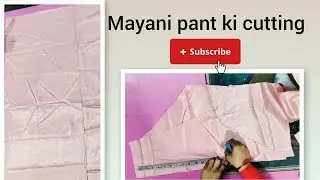 Simple myani dar  pant ki cutting 🧵✂️ #Riddhi Siddhi #