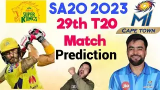 Joburg Super Kings vs Mi Cape Town SA20 2023 29th Match Prediction 06 Feb | SA20 League 2023