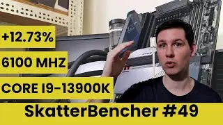 Core i9-13900K Undervolt & Overclock to 6100 MHz With Z790 Aorus Master | SkatterBencher #49