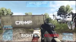 AUG A3 HUGE SCOPE GLITCH - MAKE THE IRNV SIGHT USABLE AGAIN (Battlefield 3 gameplay/glitch)