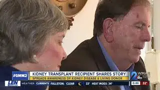 Kidney transplant recipient shares story to spread awareness of kidney disease