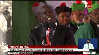 Field Marshal Muthoni Kirima has been laid to rest at her home in Tetu, Nyeri County.