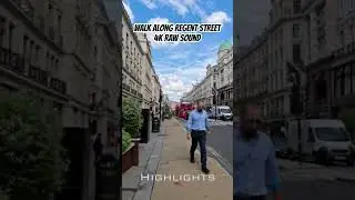 Walk along Regent Street #travel #londonwalks #walkinguk #regentstreetwalk #4k #