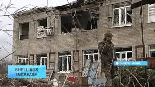Militants Increase Shellings in Eastern Ukraine: One local resident in Luhansk region got wounded