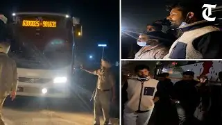 Mohali: Punjab Transport Minister Raja Warring conducts surprise check on buses of private operators