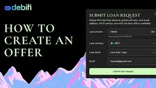 How to Create an Offer on Debifi?