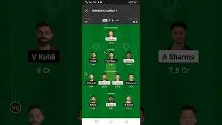 srh vs rcb dream 11 prediction | Hyderabad vs Bangalore dream 11 GL team #shorts #short #viralshorts