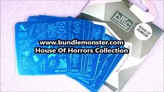 Bundle Monster House Of Horrors Nail Stamping Plates