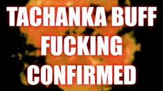Tachanka receives the news about his buff.