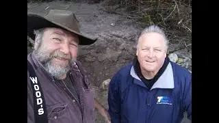 Gold Prospecting back at the Bank Vault. Brought my buddy Rich this time.