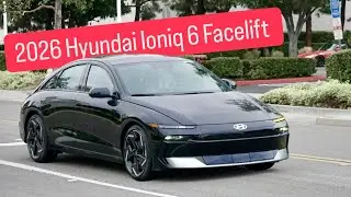 2026 Hyundai Ioniq 6 Facelift spotted in the wild.