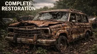 Abandoned 1989 Jeep Grand Wagoneer Restoration | Full ASMR Rusty to Showroom Rebuild