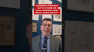 Consigo tirar o NIF e o NISS de uma pessoa que est&aacute; fora de Portugal? (cafezinho 424) #shorts