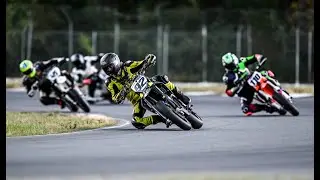 Tight Supermoto Racing! CRA Supermoto Cup GP - 9/20/25 - Brainerd Comp Course - Sean Stettnichs (92)